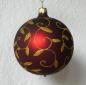 Preview: Christbaumkugel Barock/rot