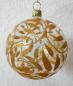 Preview: Christbaumkugel Barock/kristall gold