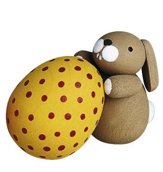 Verschiedene Osterhäschen