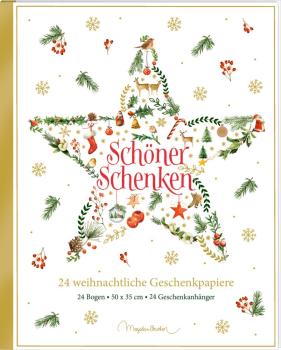 Geschenkpapier-Buch: Schöner schenken "weihnachtlich"