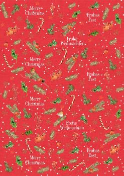 Geschenkpapier-Buch: Schöner schenken "weihnachtlich"