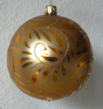Christbaumkugel Barock/gold