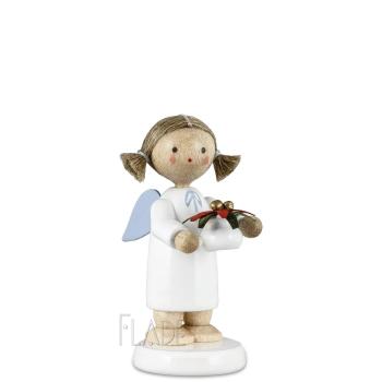 Engel mit Weihnachtsstern