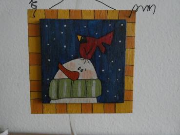 Christbaumanhänger Schneemann, Bild