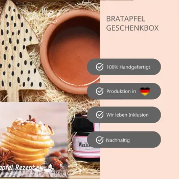 Bratapfel Geschenk Box mit Gewürz