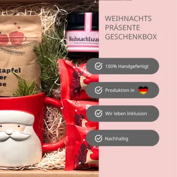 Weihnachtpräsent mit Weihnachtstasse