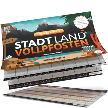 STADT LAND VOLLPFOSTEN® - Urlaub Edition "Meer im Kopf"