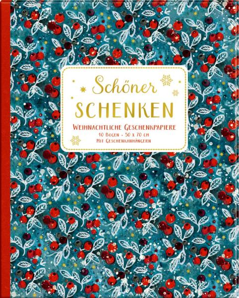 Geschenkpapier-Buch - Schöner schenken "Lichterhelle Weihnachtszeit"