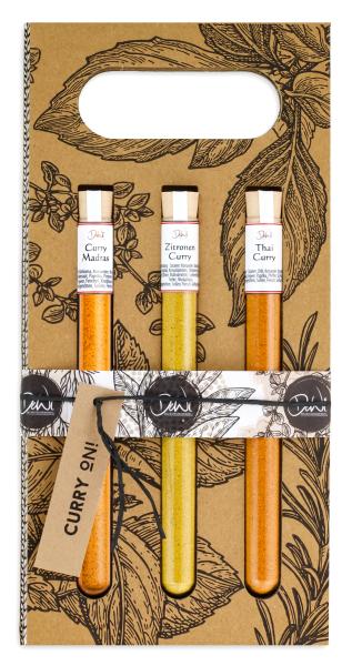 Spice Tube 3er Geschenkset - Curry On!