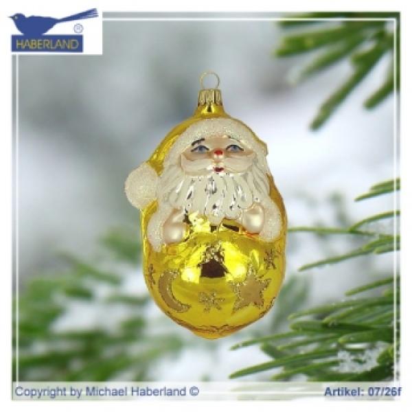 Großer Weihnachtsmann auf der Kugel