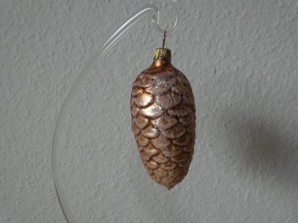Tannenzapfen, gold