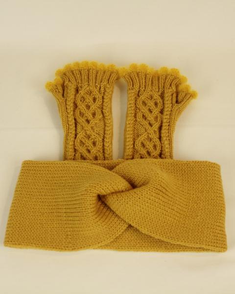 Handstulpen und Stirnband