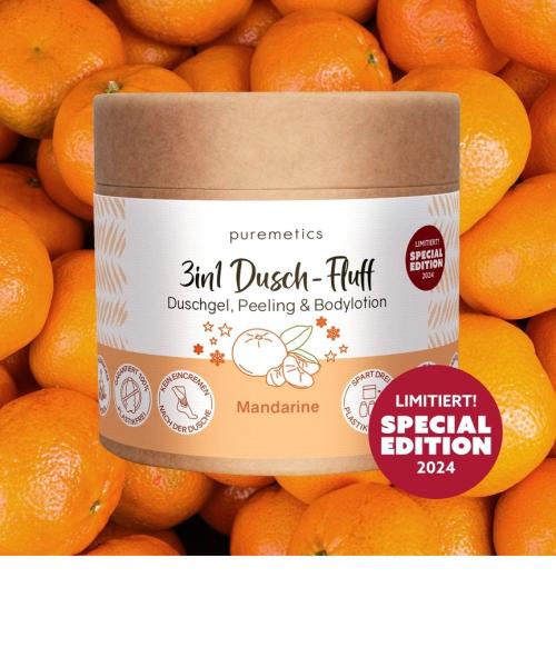 3in1 Dusch-Fluff 'Mandarine'