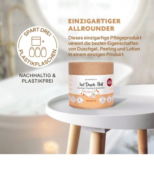3in1 Dusch-Fluff 'Mandarine'
