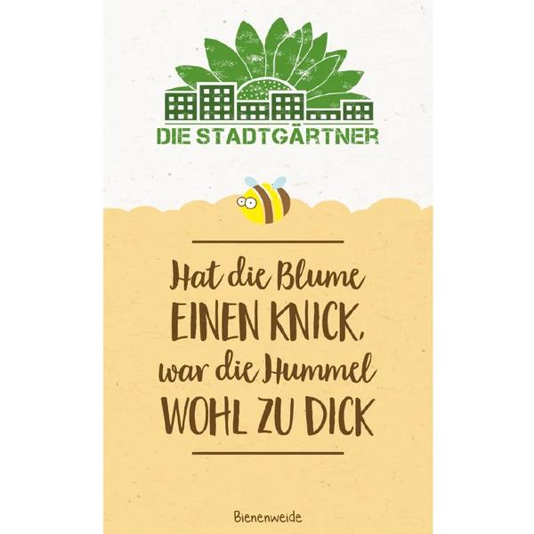 Hat die Blume einen Knick, war die Hummel wohl zu dick