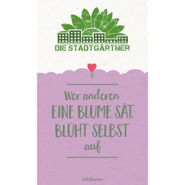 Wer anderen eine Blume sät, blüht selbst auf!