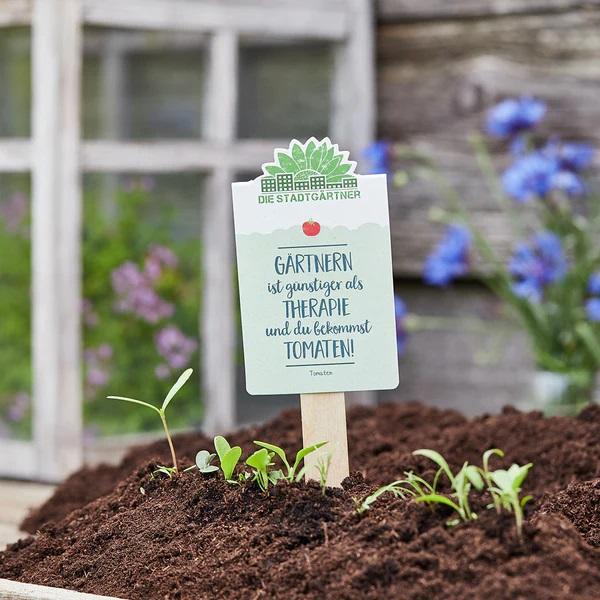 Gärtnern ist günstiger als Therapie und du bekommst Tomaten