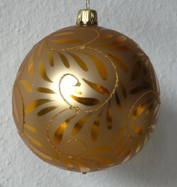 Christbaumkugel Barock/gold