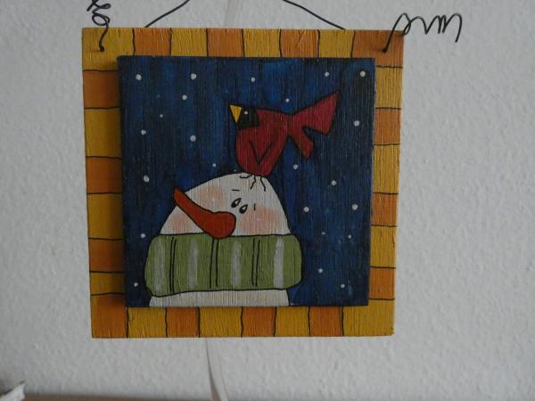 Christbaumanhänger Schneemann, Bild
