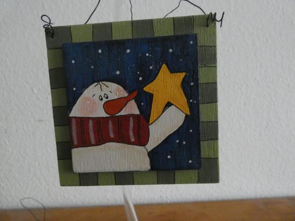 Christbaumanhänger Schneemann, Bild