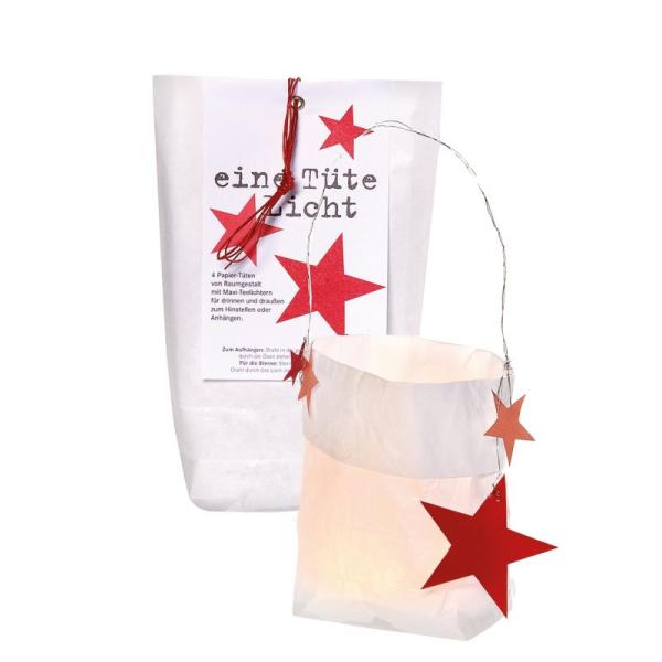 eine Tüte Licht - Weihnachtsedition rot