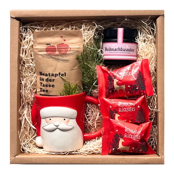 Weihnachtpräsent mit Weihnachtstasse