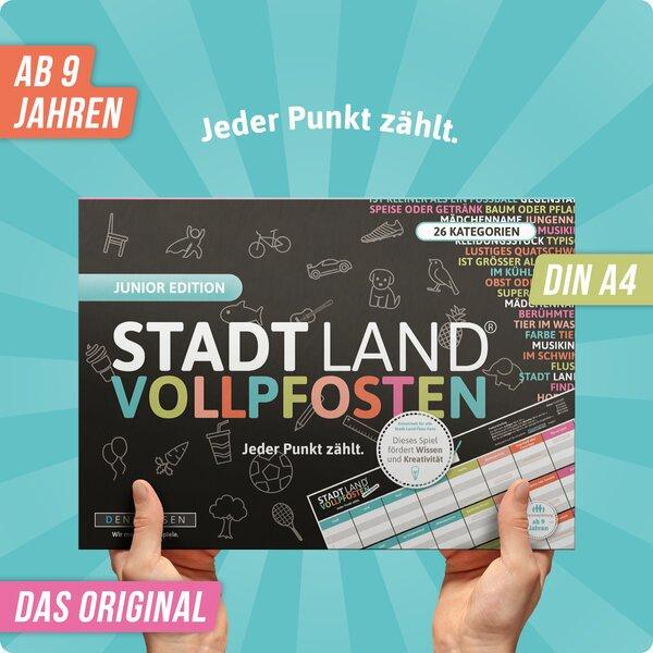 STADT LAND VOLLPFOSTEN® - JUNIOR EDITION "Jeder Punkt zählt."