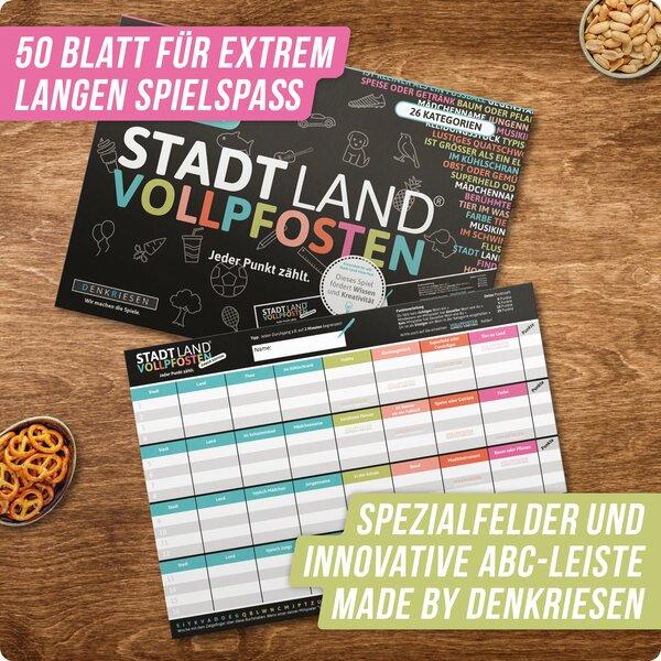 STADT LAND VOLLPFOSTEN® - JUNIOR EDITION "Jeder Punkt zählt."