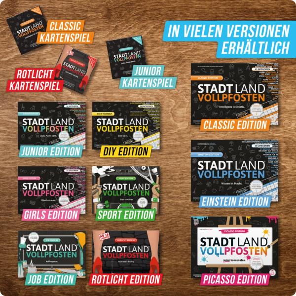 STADT LAND VOLLPFOSTEN® - JUNIOR EDITION "Jeder Punkt zählt."