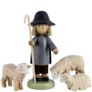 Hirte und 3 Schafe
